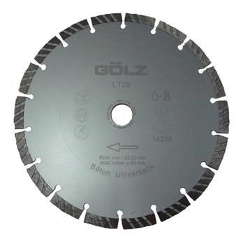 disques diamant 230 mm GOLZ beton